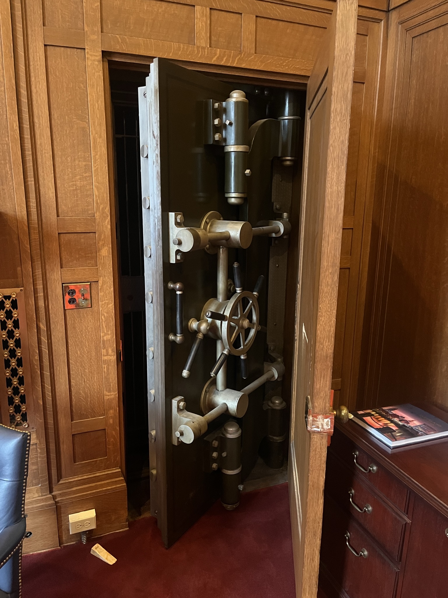 Safe door detail